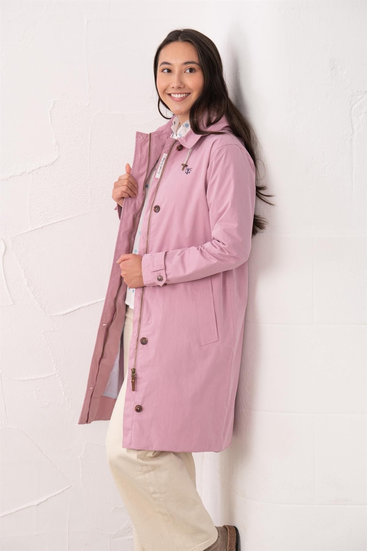 Lighthouse Clothing Lighthouse Clothing Women's Hallie Coat in Pink - 2