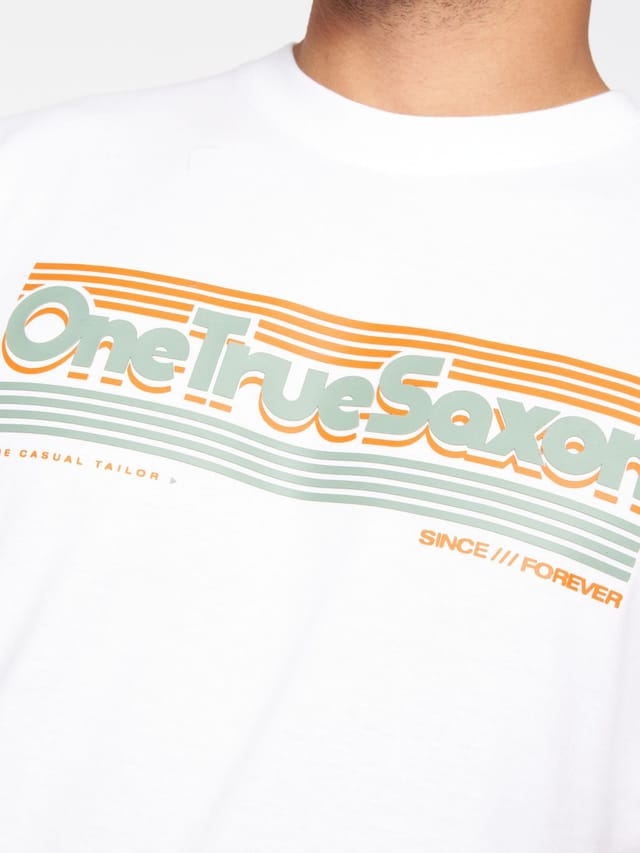 One True Saxon One True Saxon Men's Forever T-Shirt in White - 2