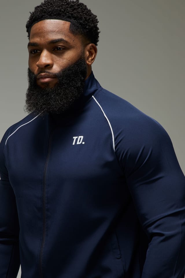 Training Dept. Training Dept. Men's Training Dept Woven Track Jacket in Navy - 3