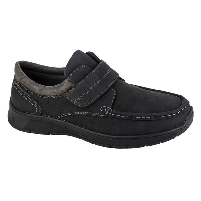 Scimitar Scimitar Men's Plain Black Trainers - 2