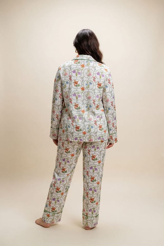 The Night Store The Night Store Women's Floral Modal Pyjama Trouser Set - 3