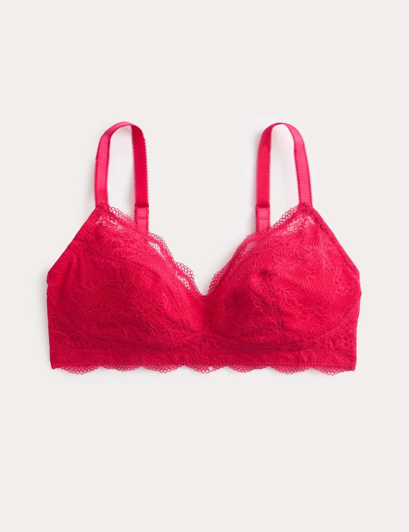 Marks & Spencer M&S Jasmine Lace Non Wired Post Surgery Bra (A-E) Geranium - 1