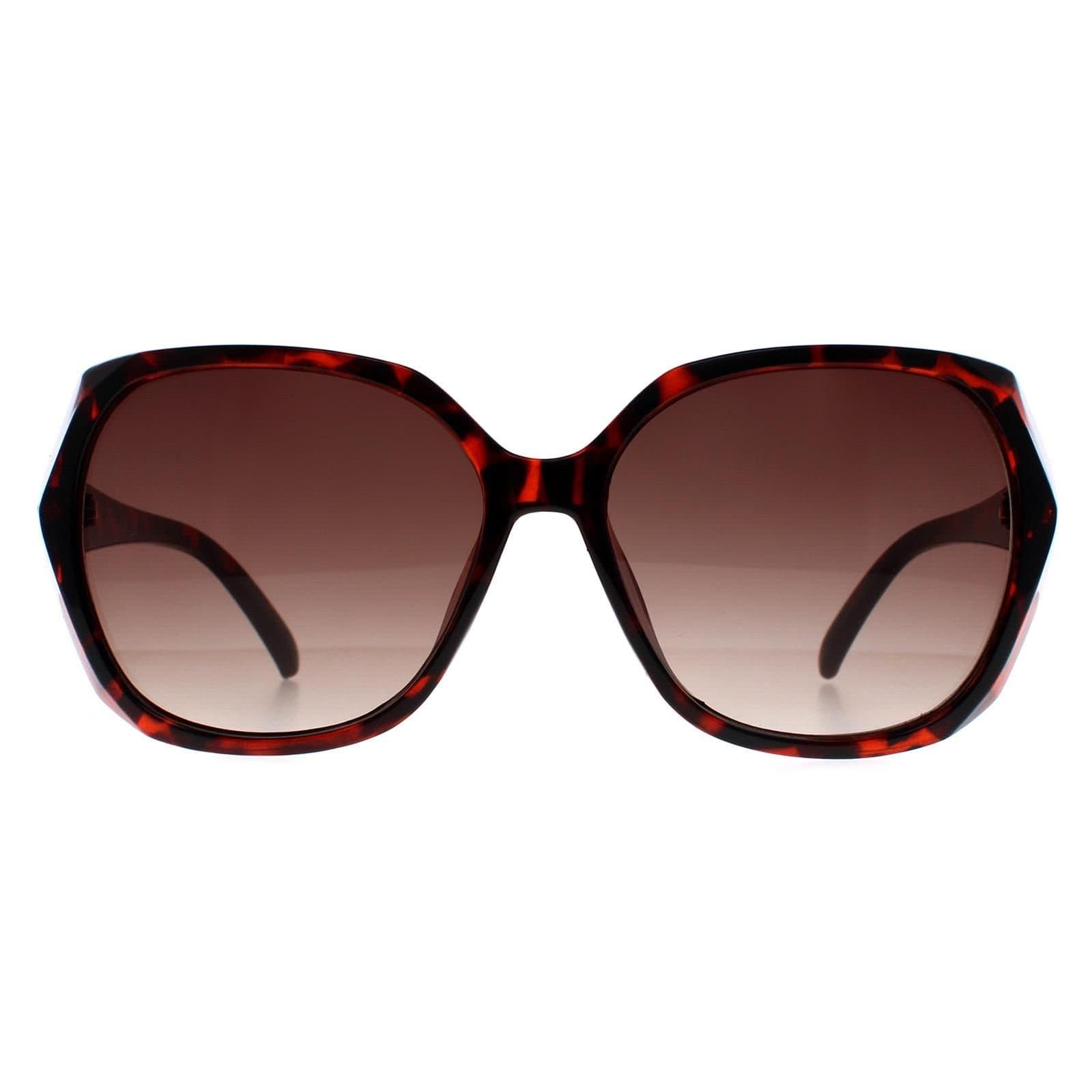 Guess Guess Women's Round Brown Brown Gradient GF0373