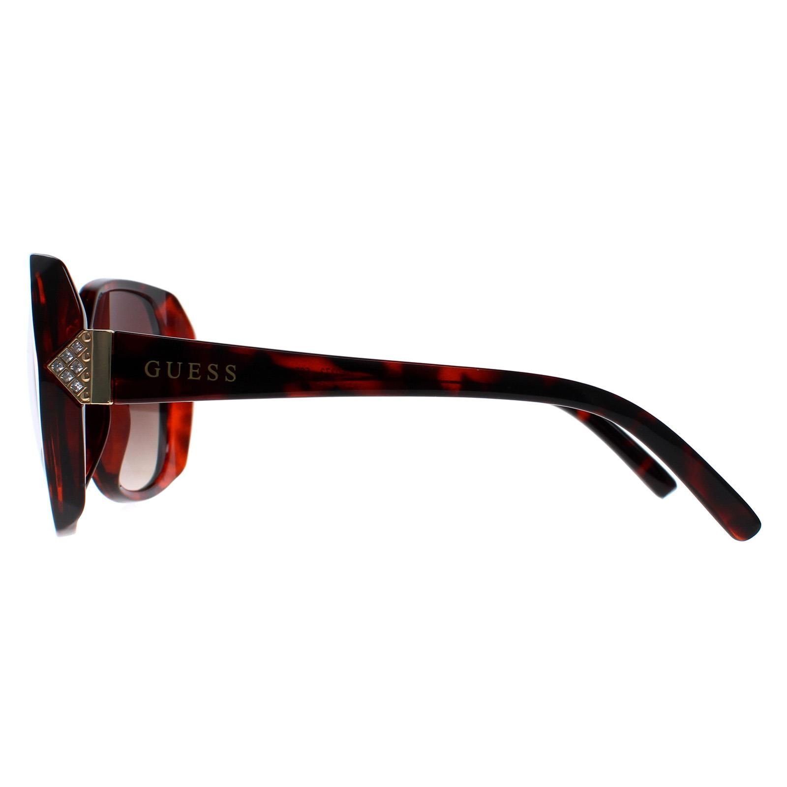 Guess Guess Women's Round Brown Brown Gradient GF0373 - 3