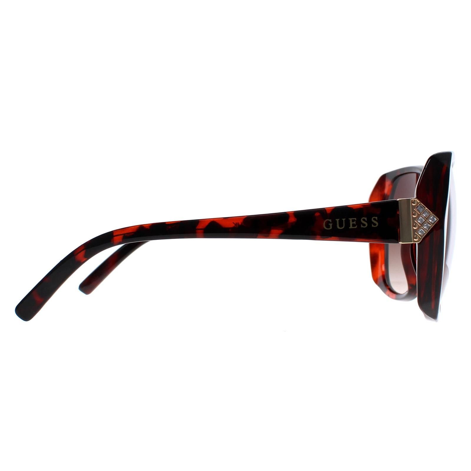 Guess Guess Women's Round Brown Brown Gradient GF0373 - 4