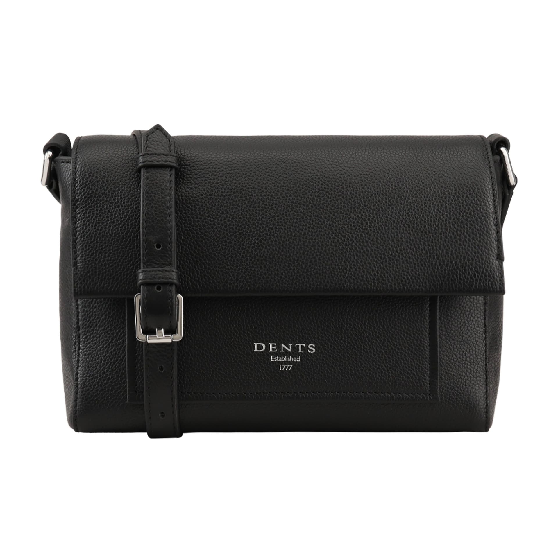 Dents Dents Women's Solano Leather Cross Body Bag in Black