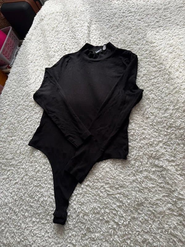 ASOS Black long sleeve bodysuit