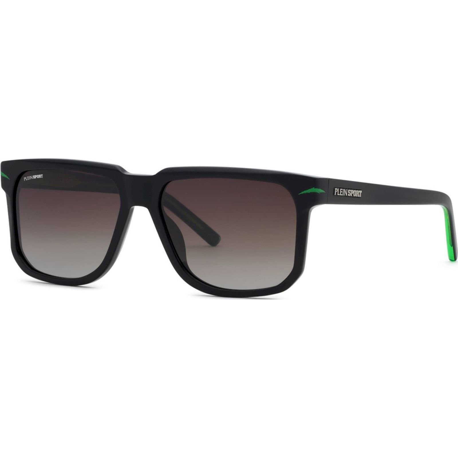 Plein Sport Plein Sport Men's SSP037-597EPP Square/Rectangle Sunglasses in Black