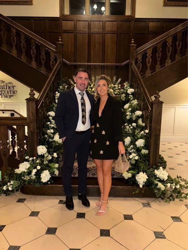 ASOS Asos luxe structured tailored embellished long sleeve dress black