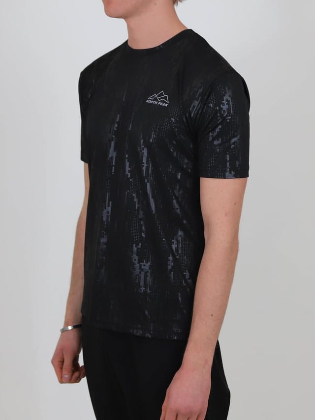 North Peak North Peak Men's Reno T-Shirt Grey in Black - 3