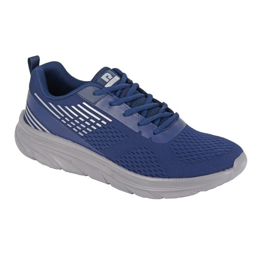 Rdek Rdek Men's Contrast Detail Lace Up Trainers in Navy