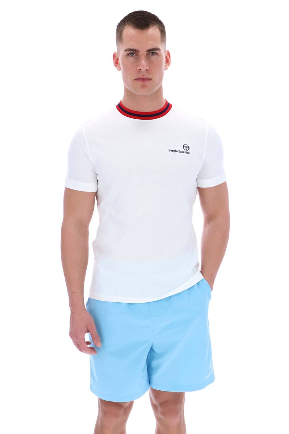 Sergio Tacchini Sergio Tacchini Men's Rainer FC T-Shirt White - 2