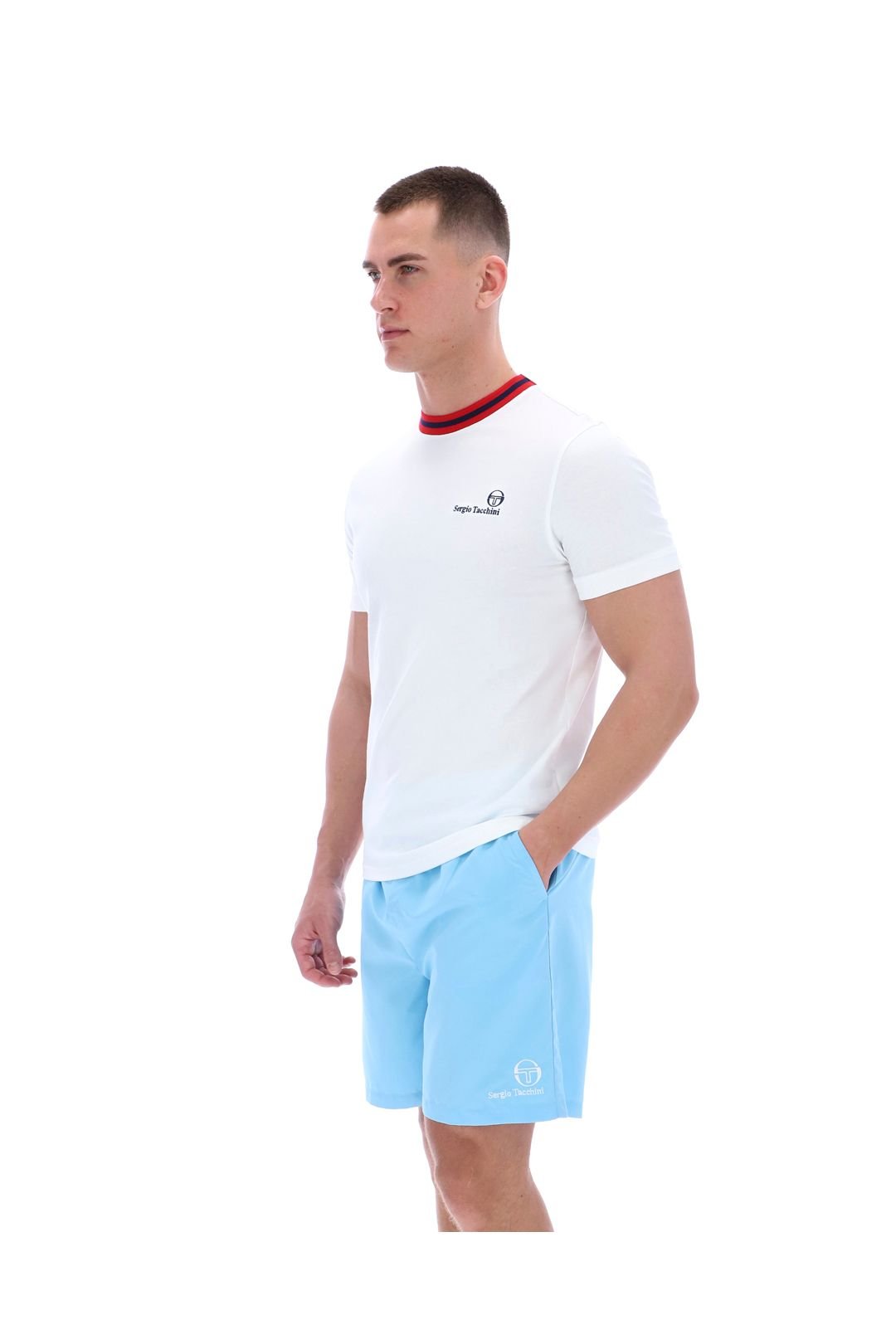 Sergio Tacchini Sergio Tacchini Men's Rainer FC T-Shirt White - 3