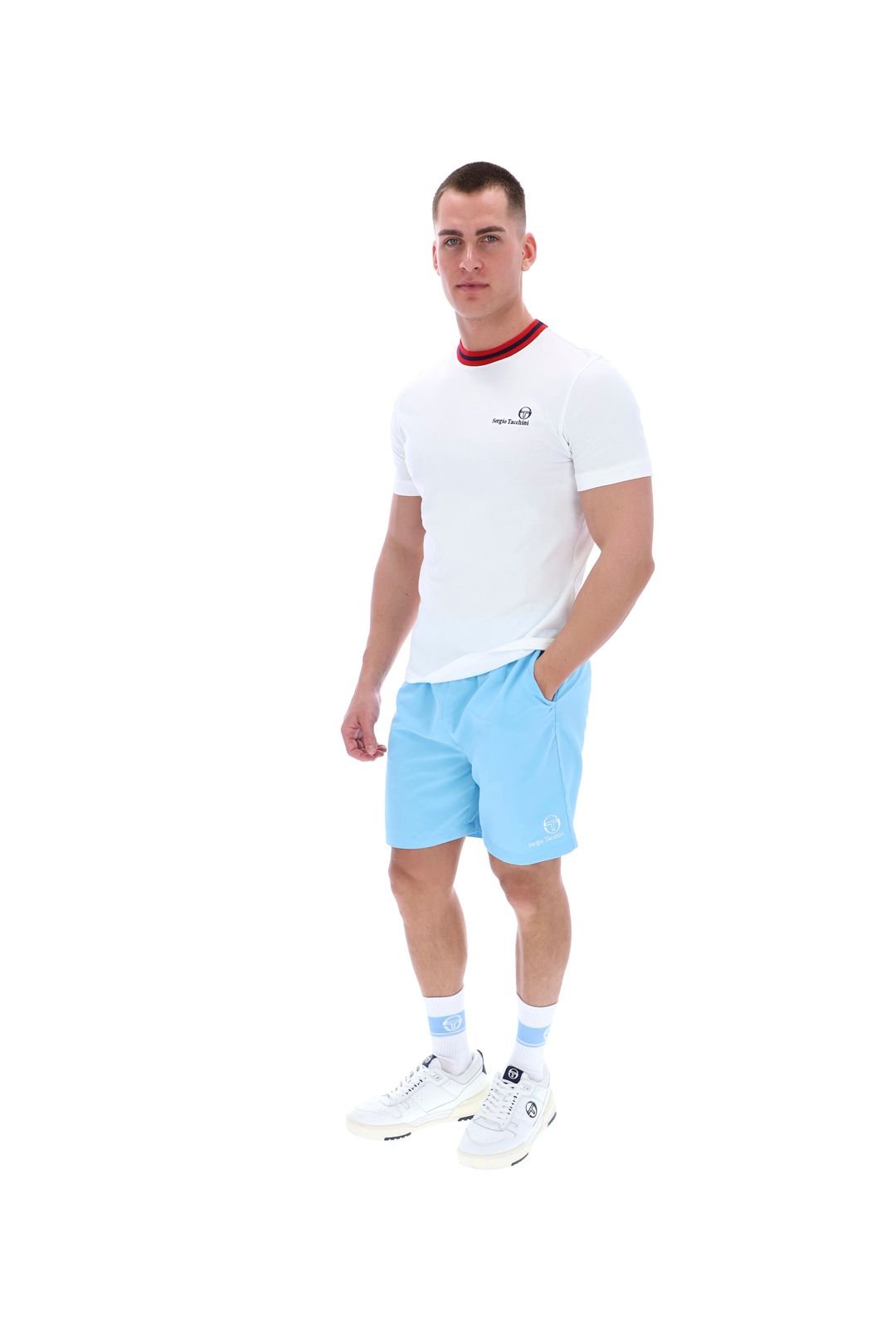 Sergio Tacchini Sergio Tacchini Men's Rainer FC T-Shirt White - 4