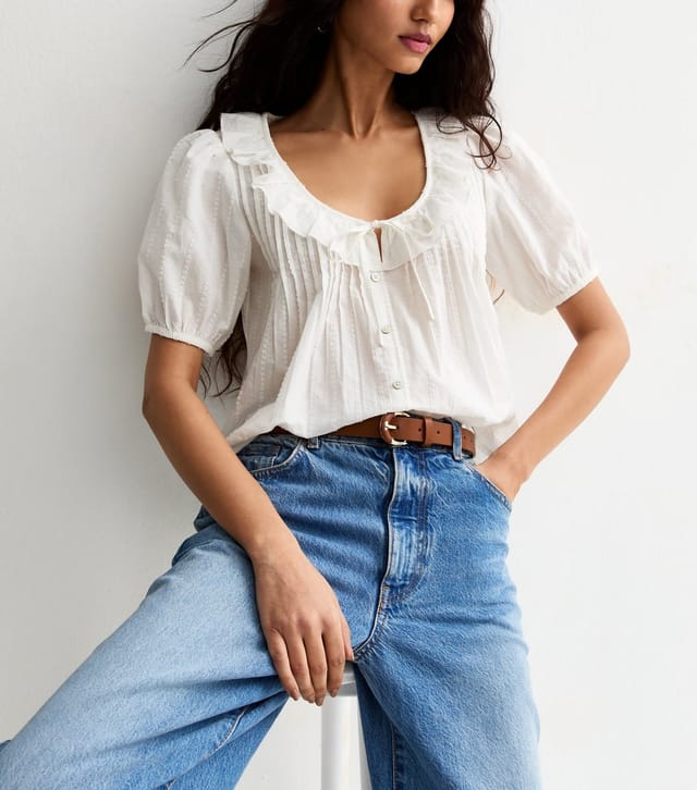 New Look Pack of 2 Black and Tan Resin Buckle Belts New Look - 2