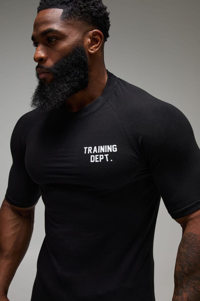 Training Dept. Training Dept. Men's Training Dept Muscle Fit T-shirt in Black - 3