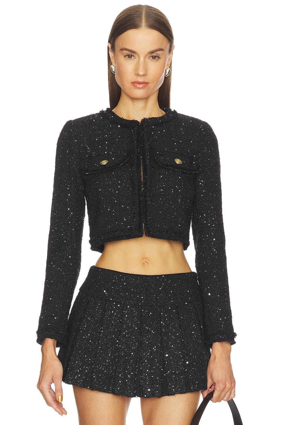 revolve Dumont Tweed Boxy Jacket