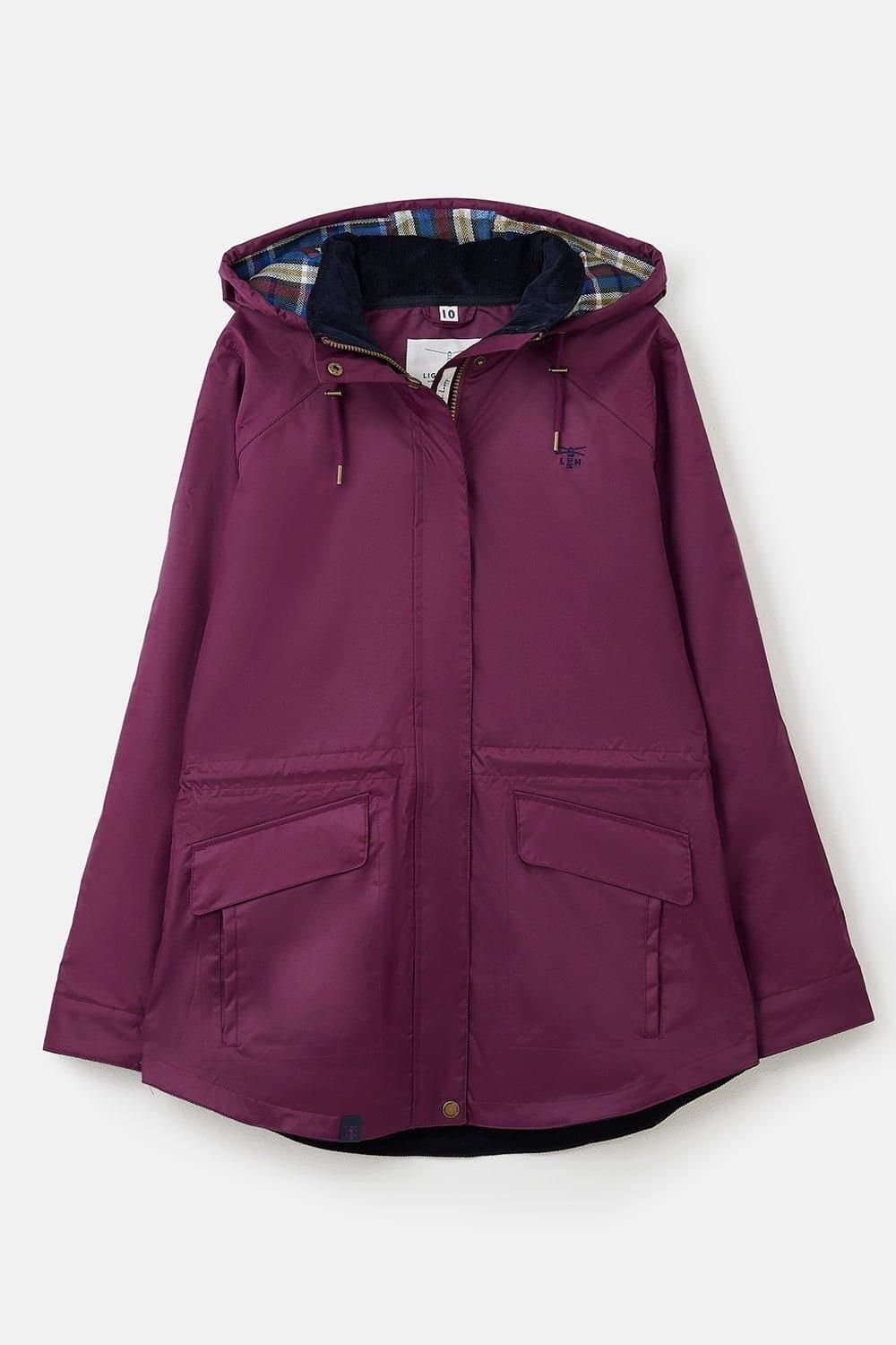 Lighthouse Clothing Lighthouse Clothing Men's Kendal Waterproof Raincoat Spring Summer Outdoor Coat in Purple