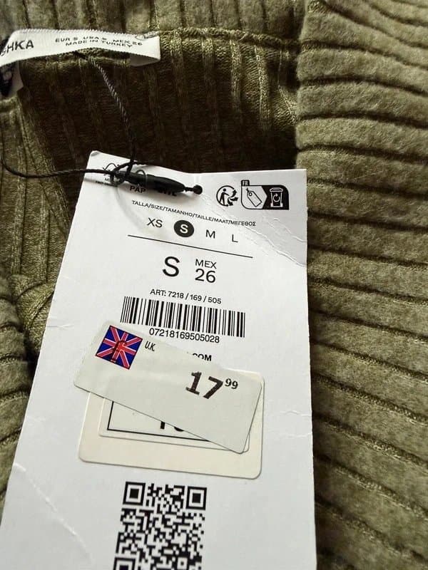 Bershka Bershka bardo style knit top, BNWT