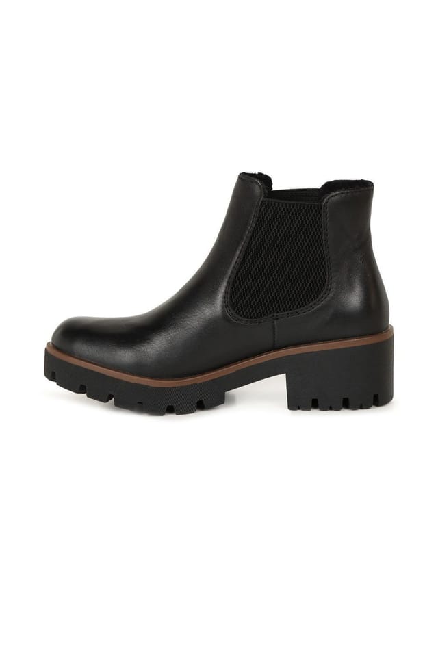 Rieker Rieker Women's 'Acorn II' Chunky Chelsea Boots in Black - 3