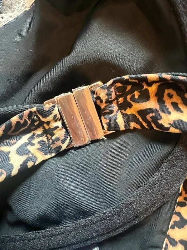 NiiHAi Niihai leopard bra and shorts bikini set size medium