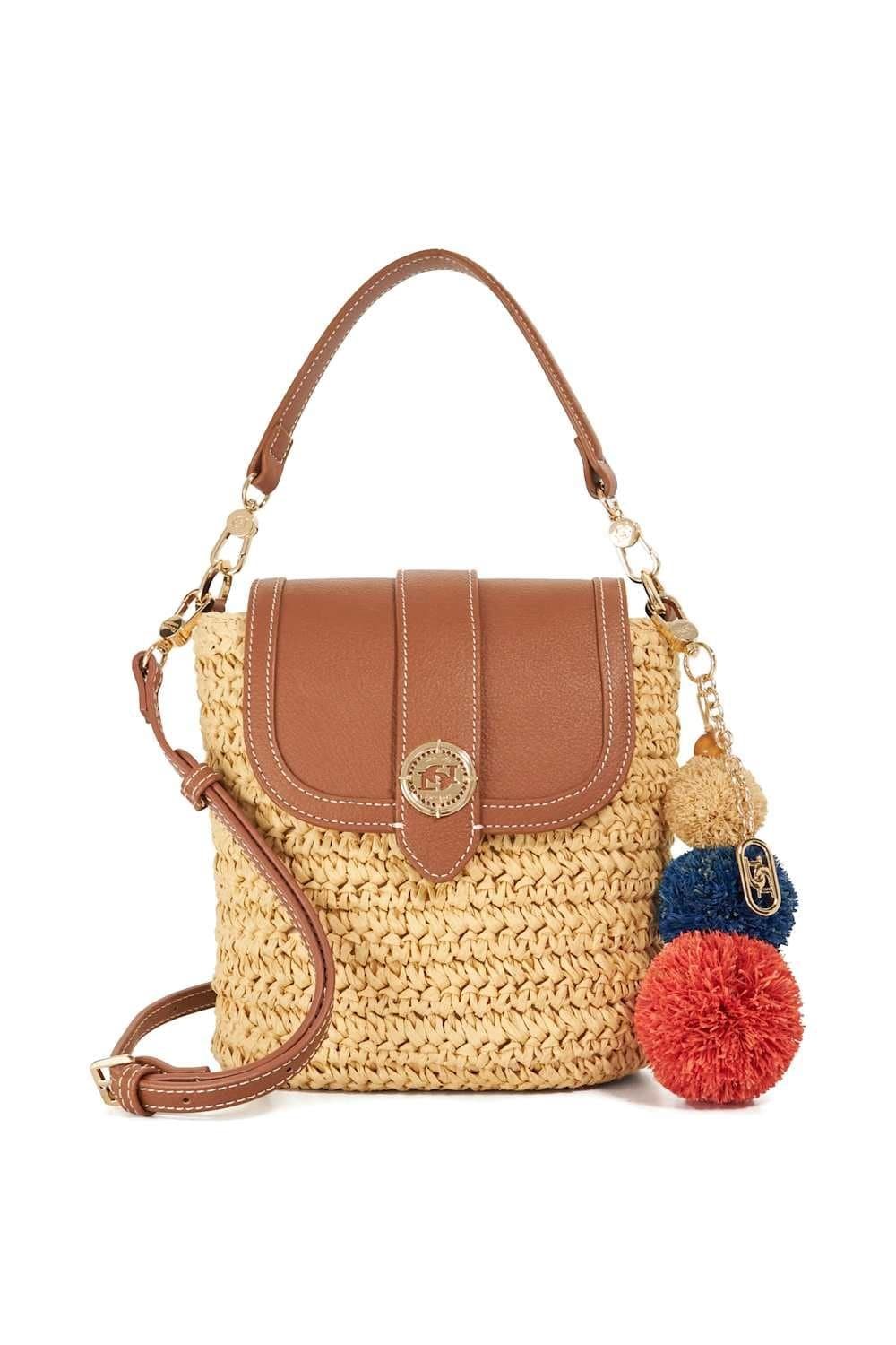 Dune London Dune London Women's 'Dimple' Cross Body Bag in Natural