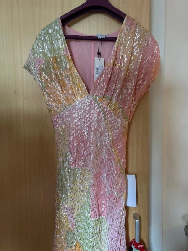 Never Fully Dressed Never Fully Dressed Pink Elodie Maxi Dress