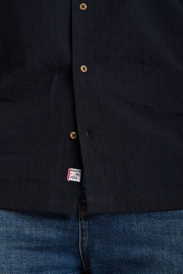 Brakeburn Brakeburn Men's SLAWSTON SHIRT in Black - 2