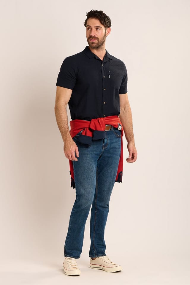 Brakeburn Brakeburn Men's SLAWSTON SHIRT in Black - 3
