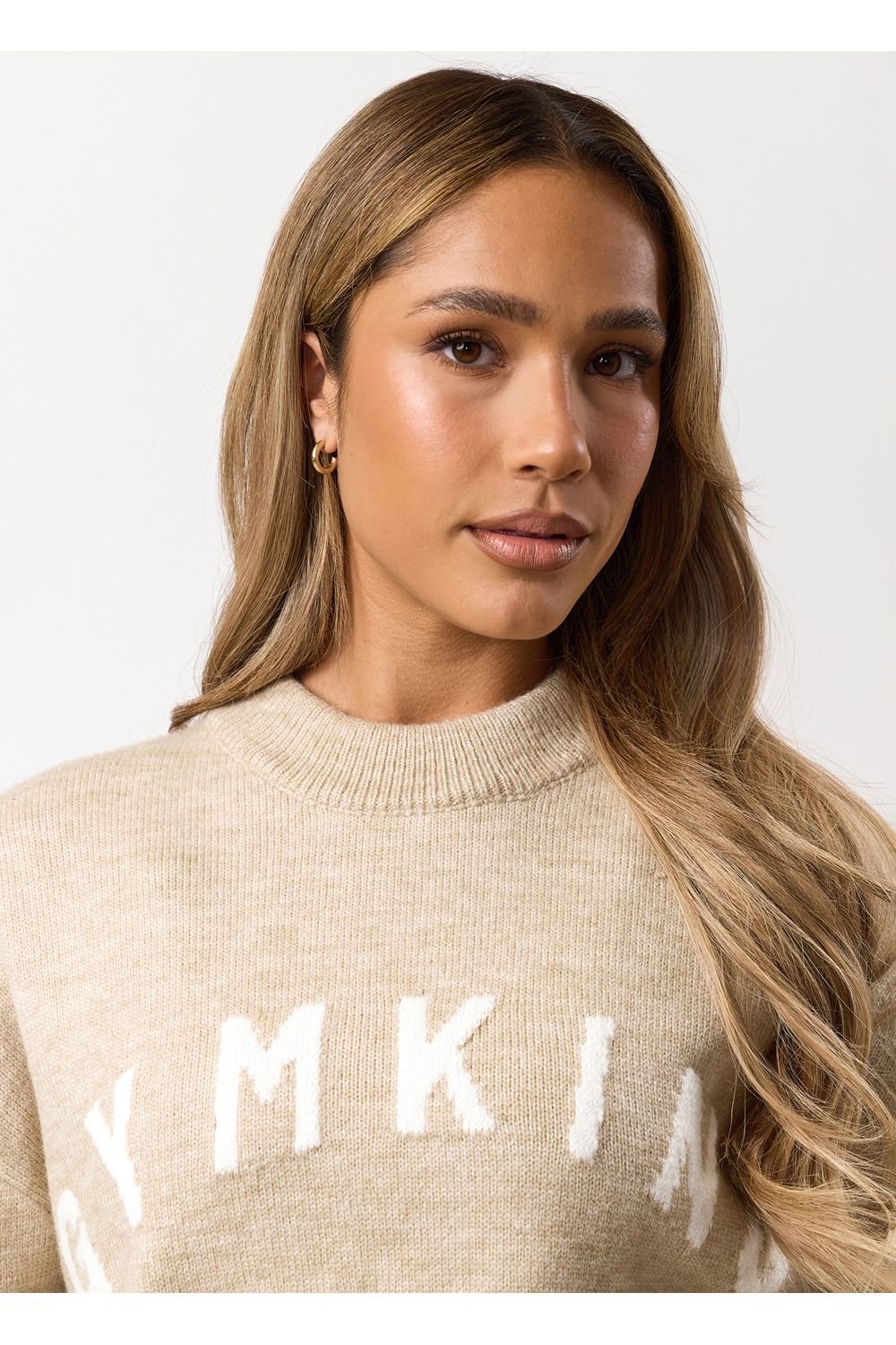 Gym King GYM KING Women's Restore Knit Crew Beige - 4