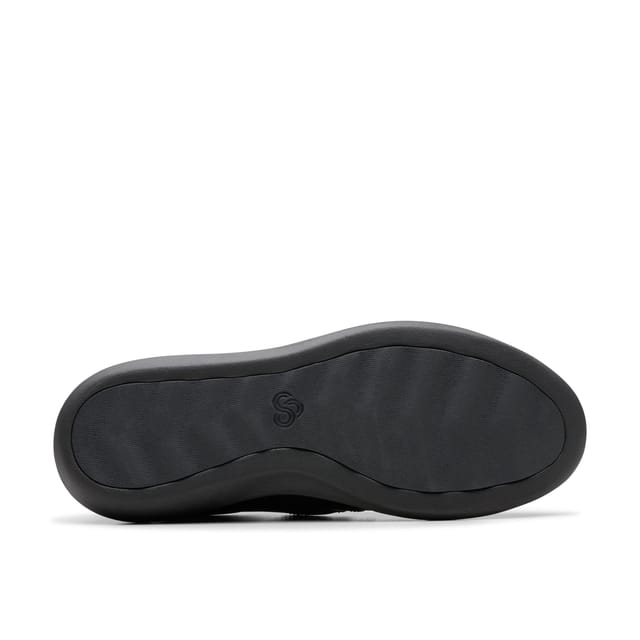 Clarks Clarks Men's Watchet Strap Black Leather Slip Ons - 3