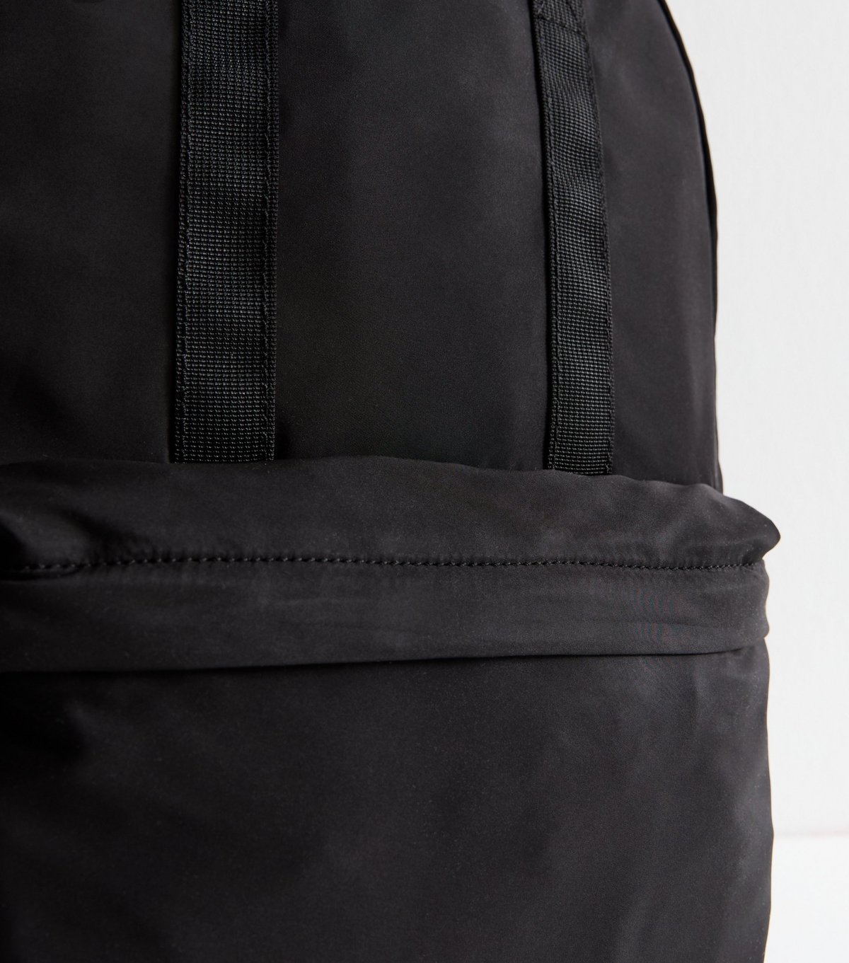 New Look Black Zipped Backpack Vegan New Look - 3