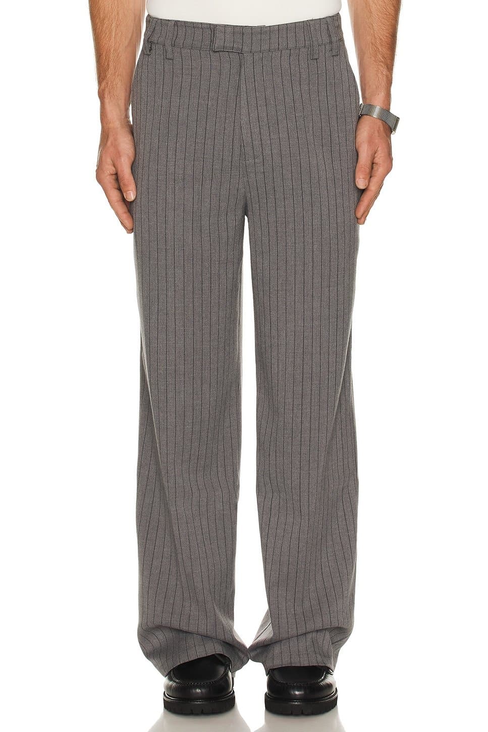revolve Herringbone Pleated Trousers