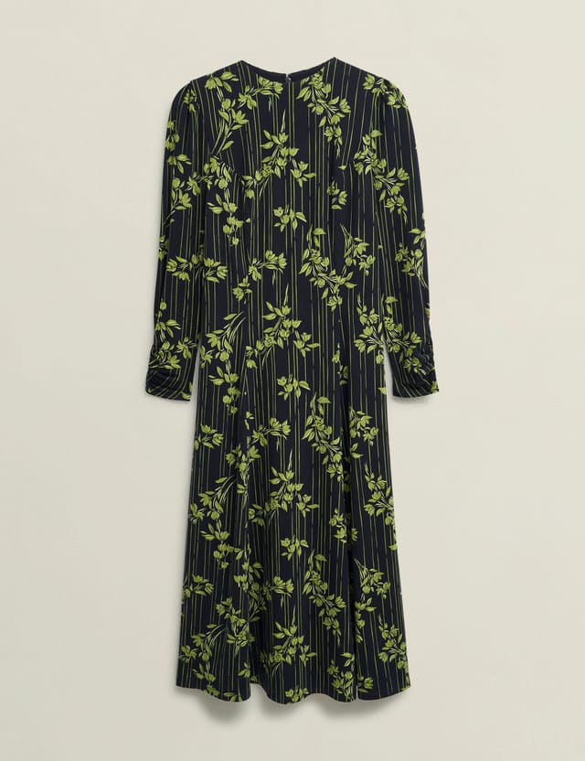 Hobbs London Hobbs London Women's Alison Jersey Dress in Dark Navy - 2