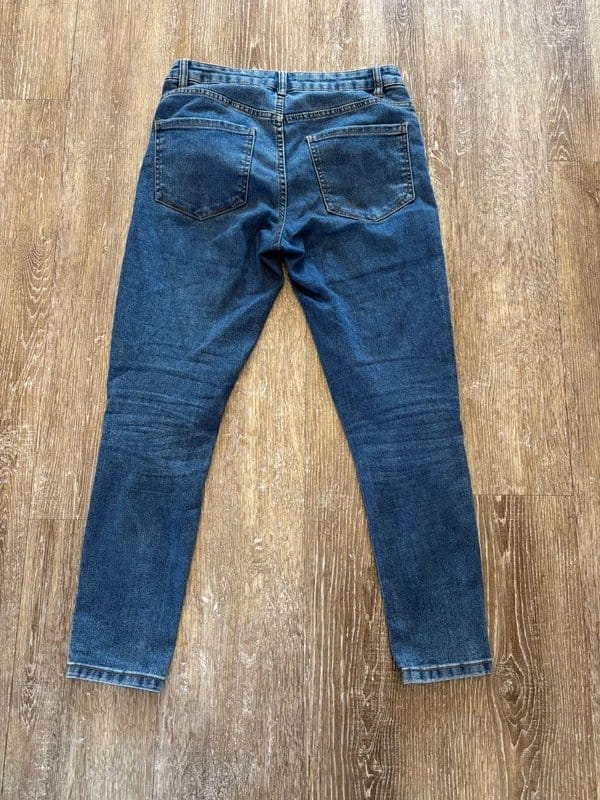 New Look Petite Blue Midrise Skinny Jeans