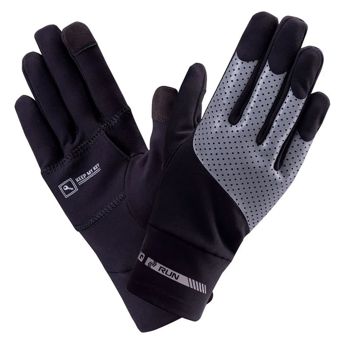 IQ IQ Men's Seram Running Gloves in Black