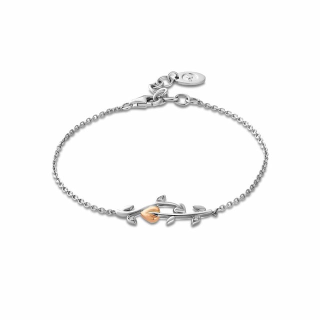 Clogau Clogau Women's Tree of Life Sterling Silver Vine Bracelet with Topaz in Metallics - 2