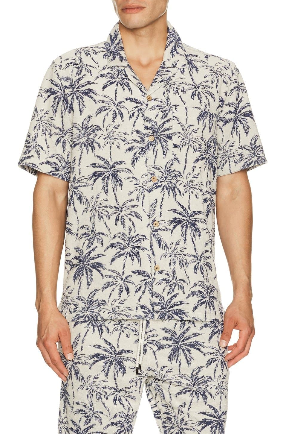 revolve Short Sleeve Cabana Towel Terry Shirt
