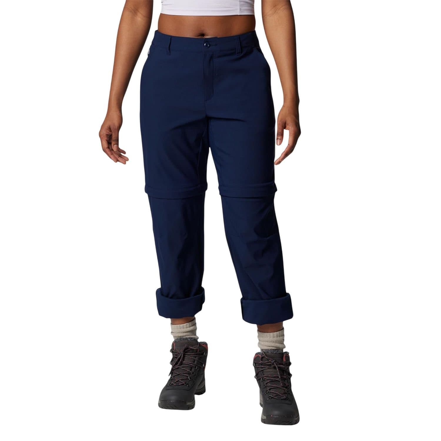 Columbia Columbia Women's Leslie Convertible Cargo Trousers in Navy