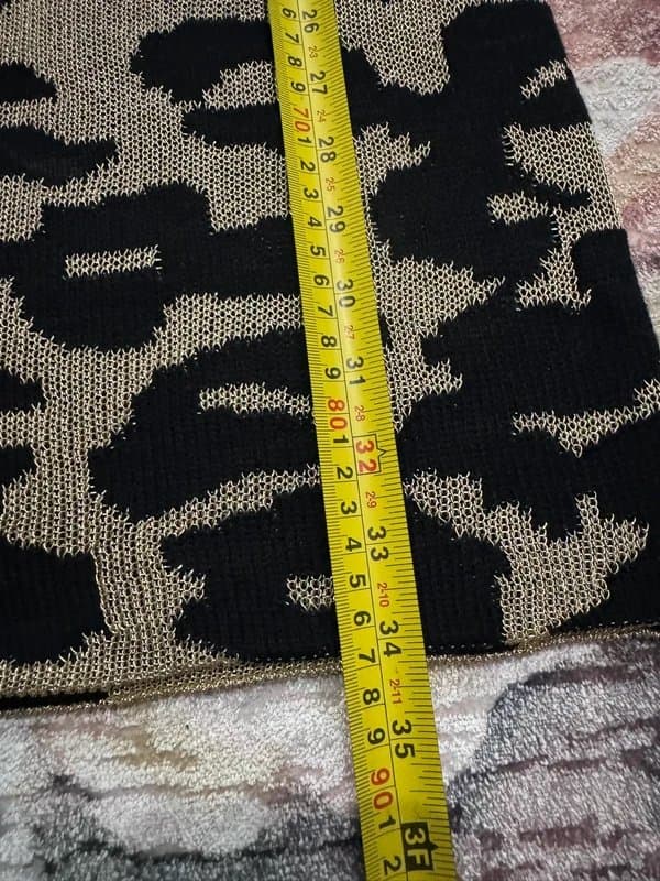 PrettyLittleThing Pretty Little Thing PLT Gold & black leopard print knit dress Size 10