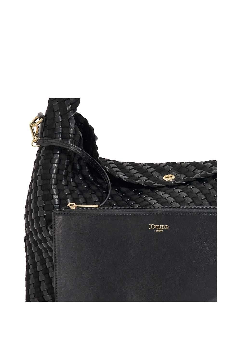 Dune London Dune London Women's 'Deliberate L' Shoulder Bag in Black - 4