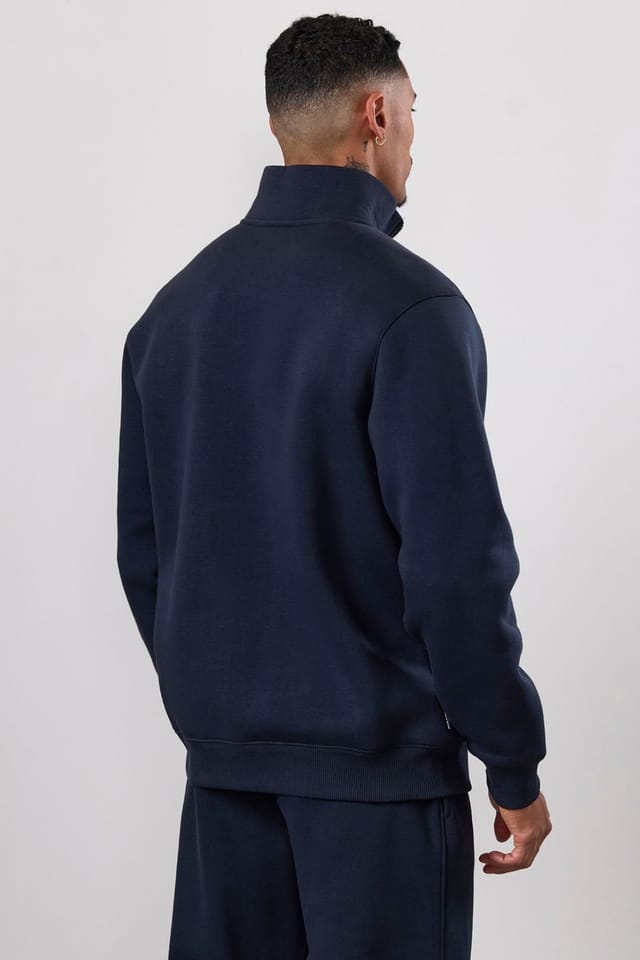 Gym King GYM KING Men's Fundamental Linear 1/4 Zip Navy - 2