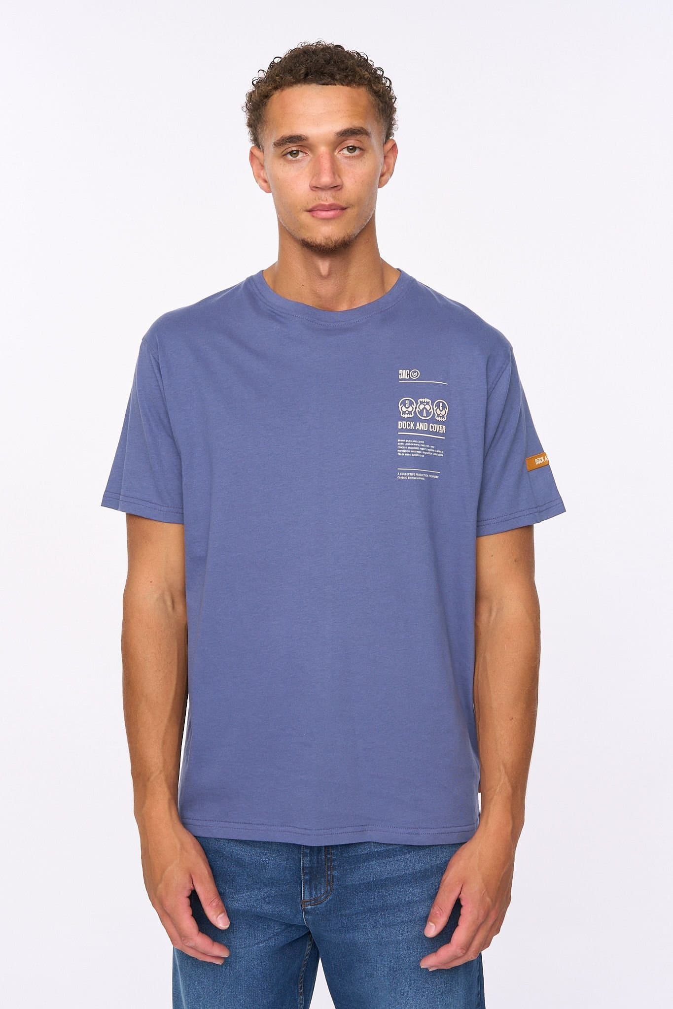 Duck&Cover Duck&Cover Men's Cramptone T-Shirt in Blue