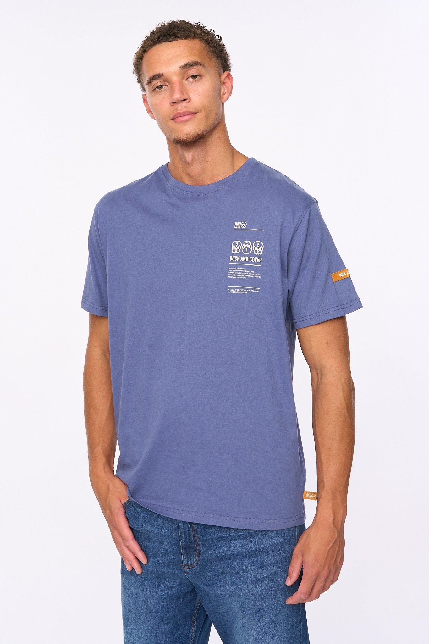 Duck&Cover Duck&Cover Men's Cramptone T-Shirt in Blue - 3