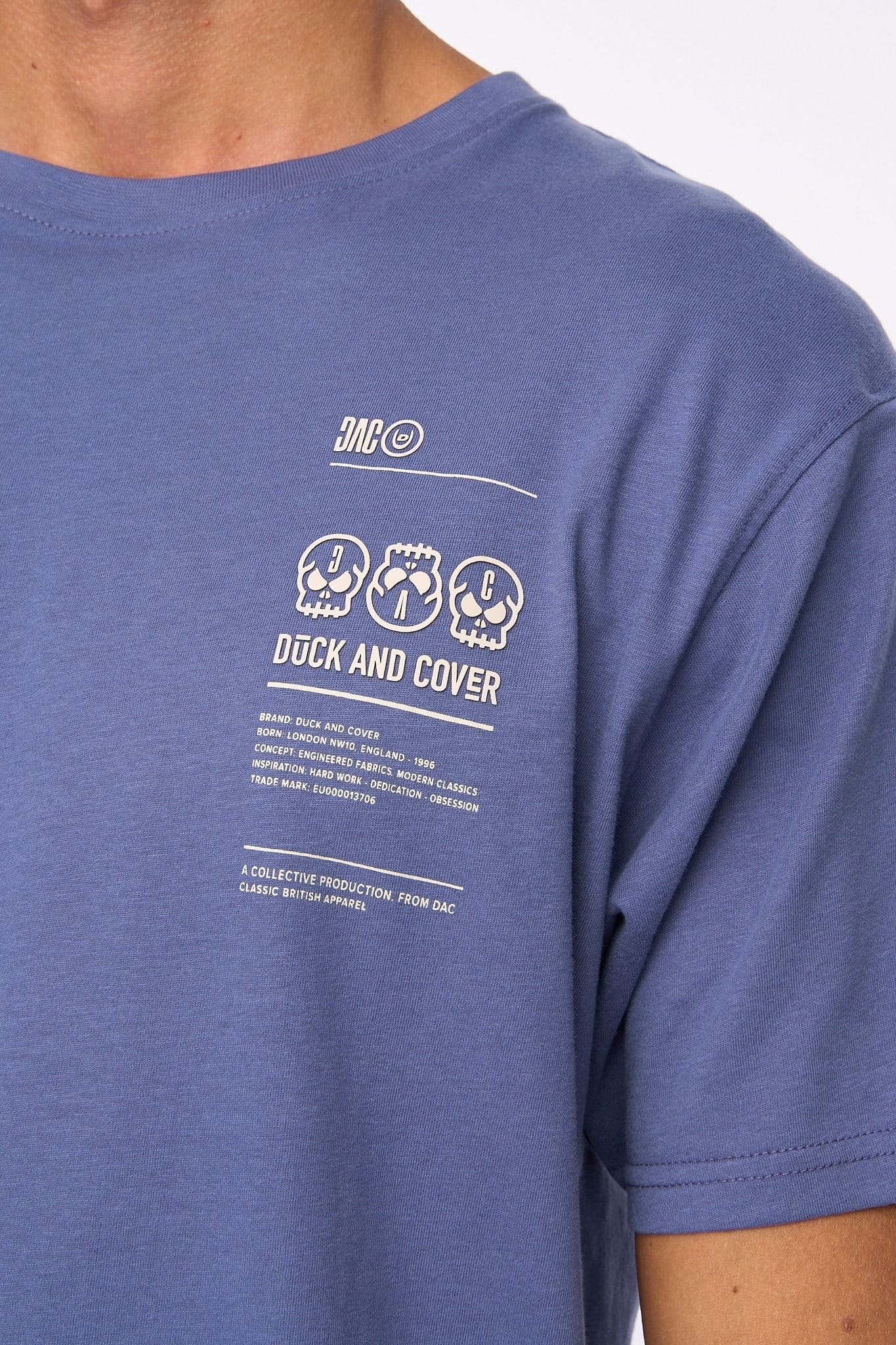 Duck&Cover Duck&Cover Men's Cramptone T-Shirt in Blue - 4