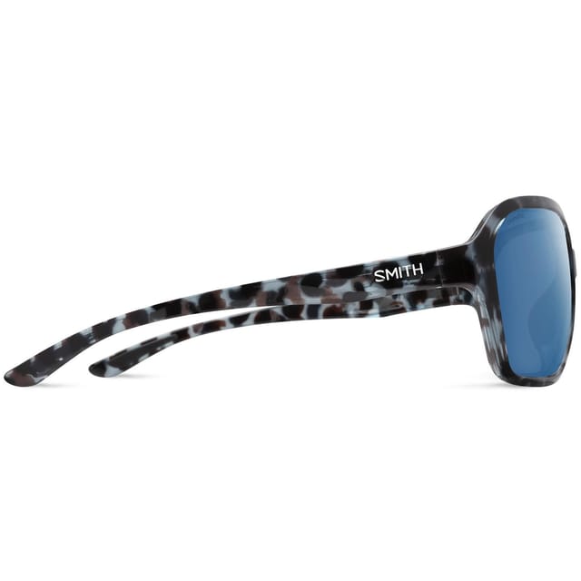 Smith Smith Women's Rectangle Sky Tortoise ChromaPop Polarized Blue Mirror Whitney - 3