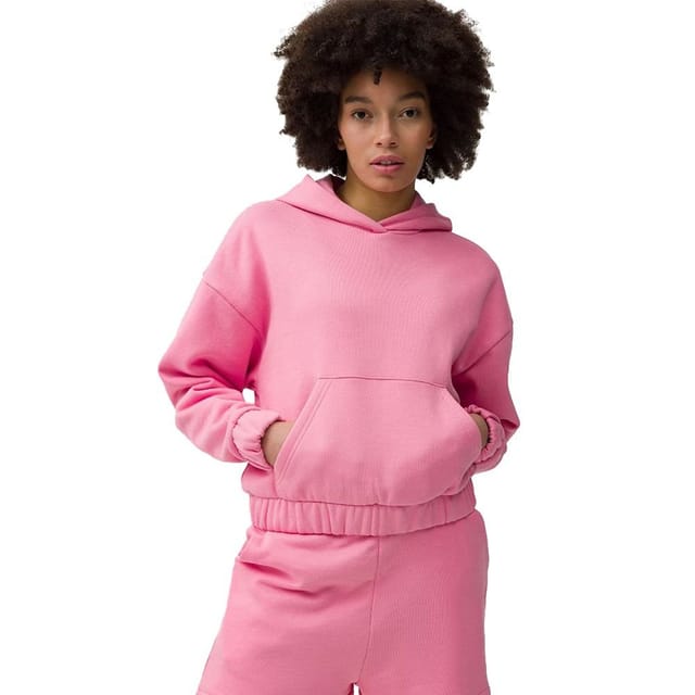 4F 4F Women's SS23TSWSF255 Hoodie in Pink - 3