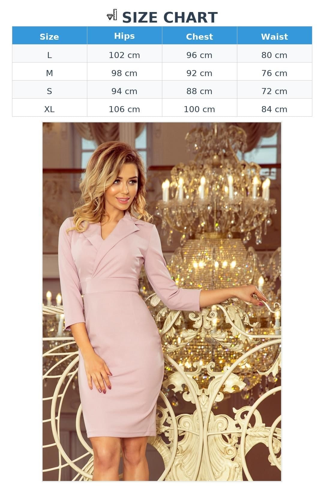 Love Lace Love Lace Women's Elegant Envelope Neck Day Dress Lilac in Violet - 4