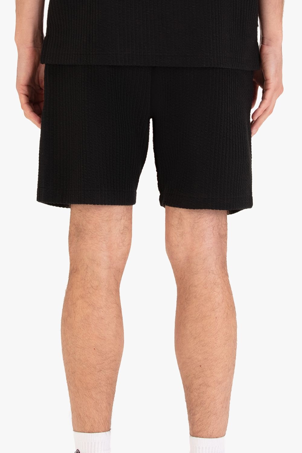 Luke 1977 Luke 1977 Men's Waffle Short Textured Short in Black - 2