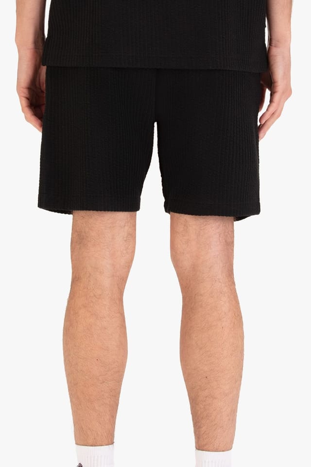 Luke 1977 Luke 1977 Men's Waffle Short Textured Short in Black - 2